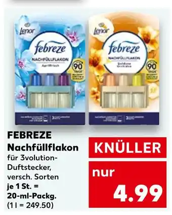 Kaufland Febreze nachfüllflakon für 3volution-duftstecker Angebot