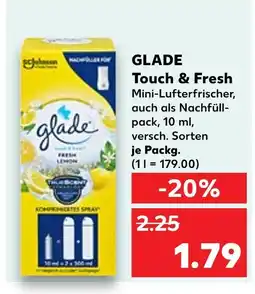 Kaufland Glade touch & fresh mini-lufterfrischer Angebot