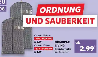 Kaufland Domopak living kleiderhülle ca. 60 x 100 cm Angebot