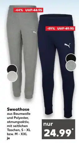 Kaufland Puma sweathose grau Angebot
