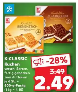 Kaufland K-classic bienenstich kuchen Angebot