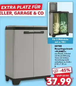 Kaufland Keter recyclingschrank planet Angebot