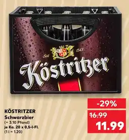 Kaufland Köstritzer schwarzbier Angebot