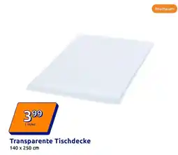 Action Transparente tischdecke Angebot