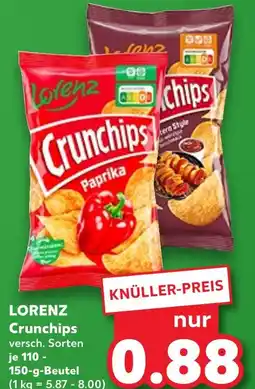 Kaufland Lorenz crunchips paprika Angebot