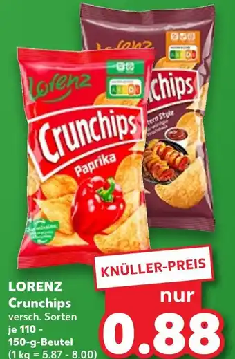 Kaufland Lorenz crunchips paprika Angebot