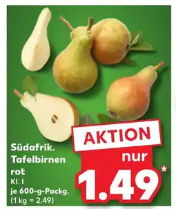 Kaufland Südafrik. tafelbirnen rot Angebot