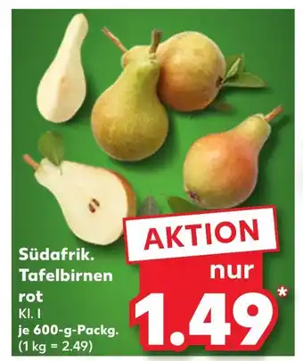 Kaufland Südafrik. tafelbirnen rot Angebot
