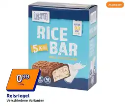 Action Lifestyle rice bar milk chocolate Angebot