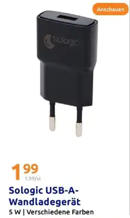 Action Sologic usb-a-wandladegerät Angebot