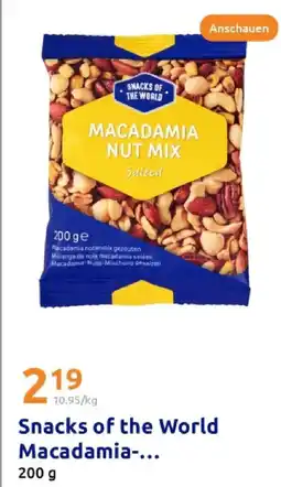 Action Snacks of the world macadamia Angebot