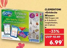 Kaufland Clementoni entdecke wissen Angebot