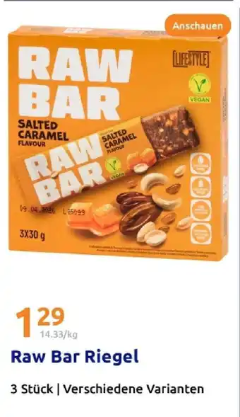 Action Lifestyle raw bar salted caramel Angebot