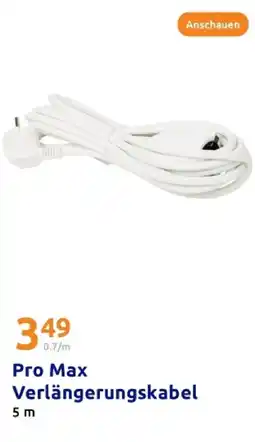 Action Pro max verlängerungskabel Angebot