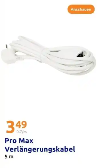 Action Pro max verlängerungskabel Angebot