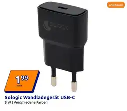 Action Sologic wandladegerät usb-c Angebot