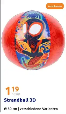 Action Strandball 3d Angebot