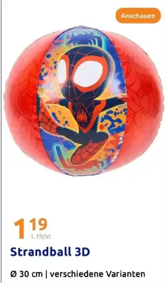 Action Strandball 3d Angebot