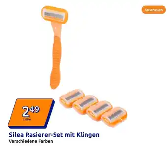 Action Silea rasierer-set mit klingen Angebot