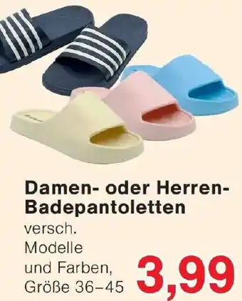 Wiglo Wunderland Damen oder Herren Badepantoletten Angebot