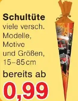 Wiglo Wunderland Schultüte Angebot