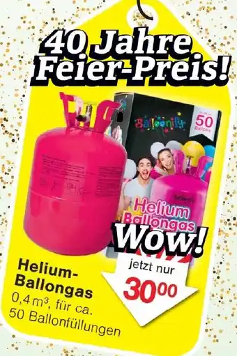 Wiglo Wunderland Helium Ballongas Angebot