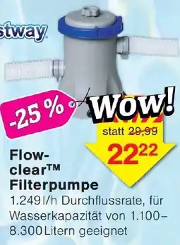 Wiglo Wunderland Bestway Flowclear Filterpumpe Angebot