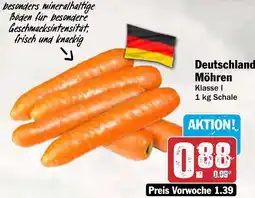 AEZ Deutschland Möhren Angebot
