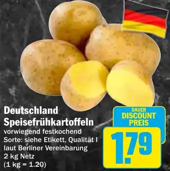 AEZ Deutschland Speisefrühkartoffeln Angebot