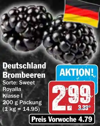 AEZ Deutschland Brombeeren Angebot