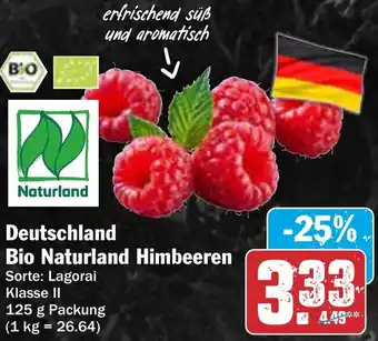 AEZ Deutschland Bio Naturland Himbeeren Angebot
