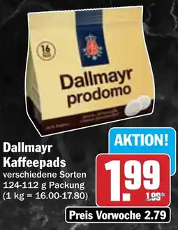 AEZ Dallmayr Kaffeepads Angebot