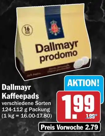 AEZ Dallmayr Kaffeepads Angebot