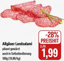 Feneberg Allgäuer Landsalami Angebot