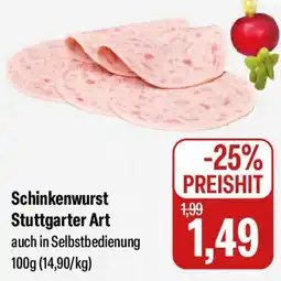 Feneberg Schinkenwurst Stuttgarter Art Angebot