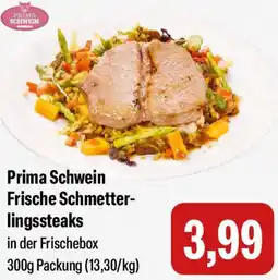 Feneberg Prima Schwein Frische Schmetterlingssteaks Angebot