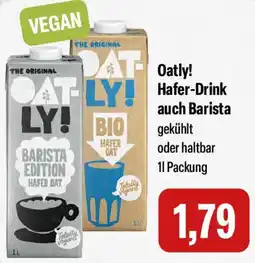 Feneberg Oatly! Hafer-Drink auch Barista Angebot