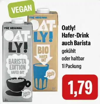 Feneberg Oatly! Hafer-Drink auch Barista Angebot