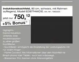 Möbel Inhofer Induktionskochfeld Angebot