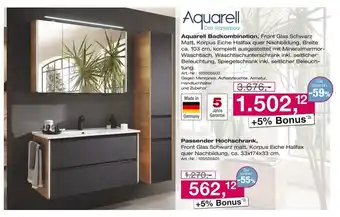 Möbel Inhofer Aquarell badkombination Angebot