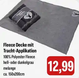 Feneberg Fleece Decke mit Tracht-Applikation Angebot