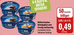 Feneberg Weihenstephan Rahmjoghurt oder Cremig und Quarkig Angebot