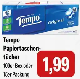Feneberg Tempo Papiertaschentücher Angebot