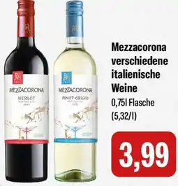 Feneberg Mezzacorona verschiedene italienische Weine Angebot