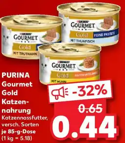 Kaufland PURINA Gourmet Katzennahrung Angebot