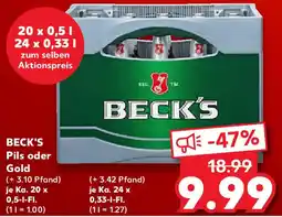 Kaufland BECK'S Pils oder Gold Angebot