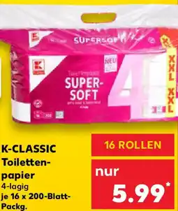 Kaufland K-CLASSIC Toilettenpapier Angebot