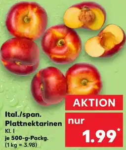 Kaufland Ital./span. Plattnektarinen Angebot