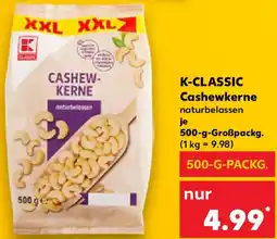 Kaufland K-CLASSIC Cashewkerne Angebot