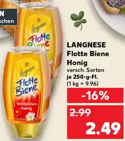 Kaufland LANGNESE Flotte Biene Honig Angebot